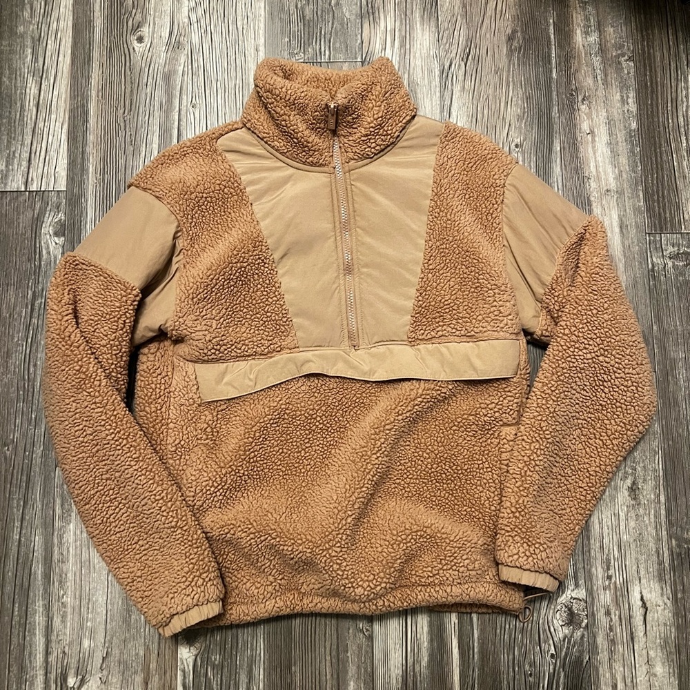 Victoria's Secret PINK Teddy Fleece Quarter Zip